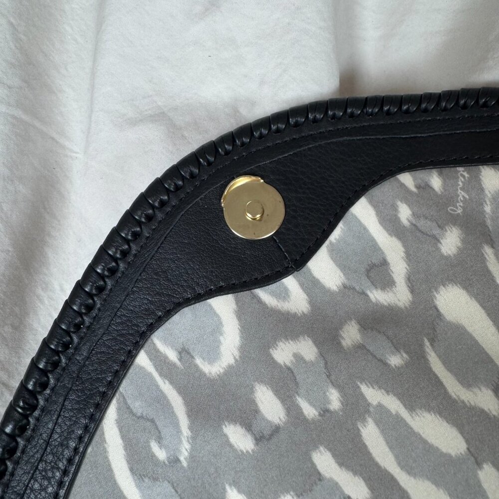 NWT All For Love Convertible Leather Shoulder Bag In Natural Shearling - Picture 11 of 15